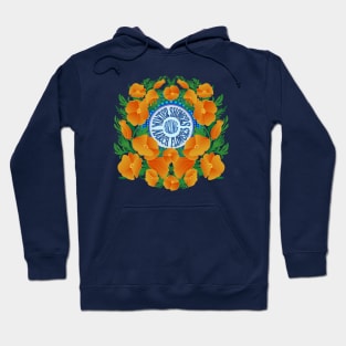 Winter Showers Bring March Flowers Poppy Wildflower Superbloom Hoodie